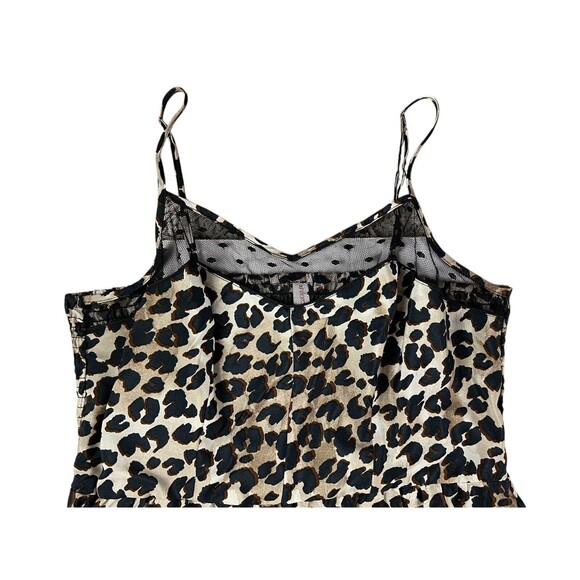 Xhilaration Y2K Hi-Low Slip Dress Size L Animal Print Whimsigoth Fairy Grunge - Picture 3 of 10